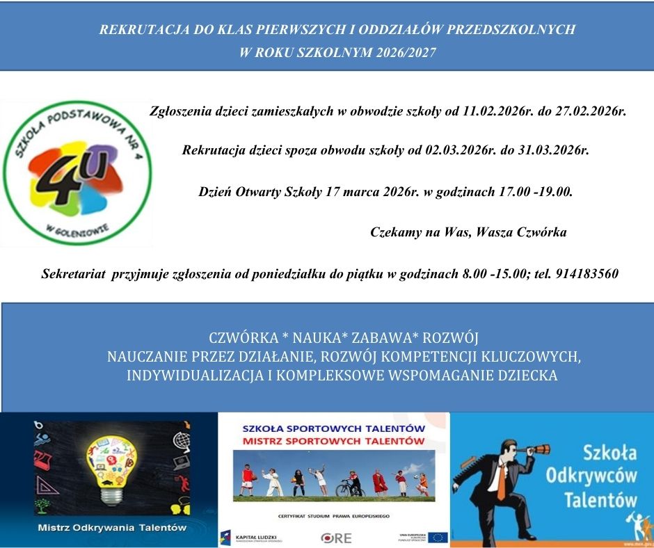 Zapsy do klas pierwszych